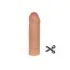 Насадка на пеніс Revolutionary Silicone Nature Extender 1, тілесна - Фото №4