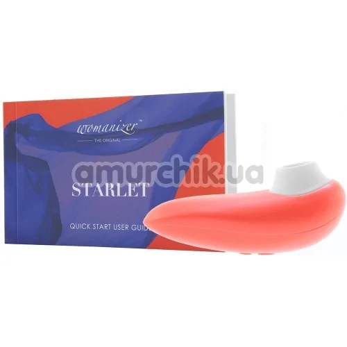Симулятор орального секса для женщин Womanizer Starlet 2, коралловый