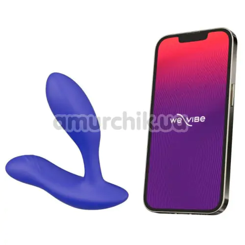 Вибростимулятор простаты We-Vibe Vector+ (ви вайб вектор+ синий)