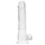 Фаллоимитатор Realrock Crystal Clear Dildo Realistic 8, прозрачный - Фото №2