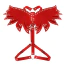 Портупея Art of Sex Wings Harness, червона - Фото №4