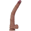 Фаллоимитатор Dual-Layered Silicone Nature Cock LV411302, светло-коричневый - Фото №5