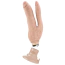 Двойной вибратор Dr. Skin Cock Vibe Double Vibe, телесный - Фото №5