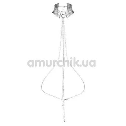 Ошейник Bijoux Indiscrets Desir Metallique Collar, серебряный - Фото №1
