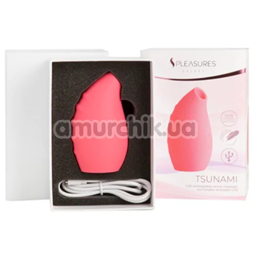 Симулятор орального секса для женщин S Pleasures Velvet Tsunami, розовый