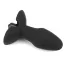 Анальная пробка с вибрацией Lovetoy Silicone Rocket Teaser, черная - Фото №3
