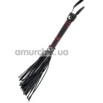 Флоггер Blaze Luxury Fetish Whip 21349, черный - Фото №1