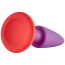 Анальная пробка Love Signal Bounce Buddy Small, фиолетово-коралловая - Фото №2