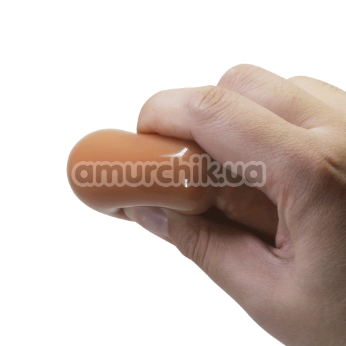 Насадка на пеніс Pretty Love Silas, світло-коричнева