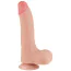 Фаллоимитатор Sliding-Skin Dual Layer Dong 8.5, телесный - Фото №1
