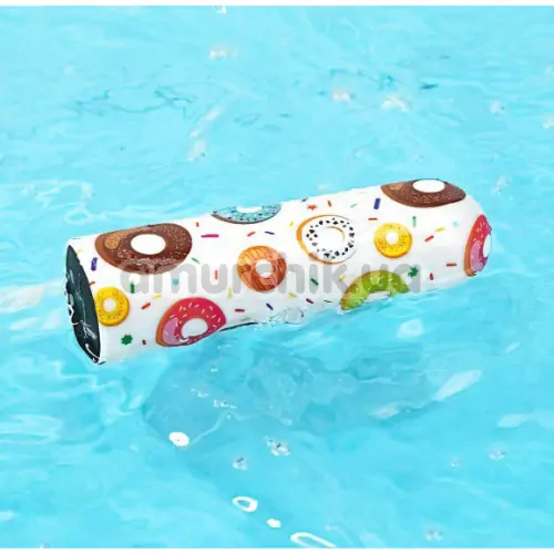 Кліторальний вібратор Donut Massager, білий