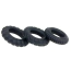 Набір ерекційних кілець Alume 4 Cock Ring Set, чорний - Фото №9