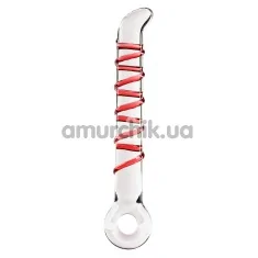 Фаллоимитатор Glass Worxx Crystal Pacifier, розовый - Фото №1