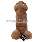 М'яка іграшка Shots S-Line Penis Plushie 60 см, коричнева - Фото №1