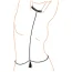 Украшение для тела Cottelli Collection Body Chain, черное - Фото №4