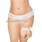 Трусики-стринги G-string (модель 2432), белые - Фото №1