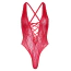 Боді Leg Avenue Drive Me Wild Lace Teddy, червоне - Фото №5