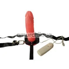 Страпон Strap-on Penis 5002-01p рожевий - Фото №1