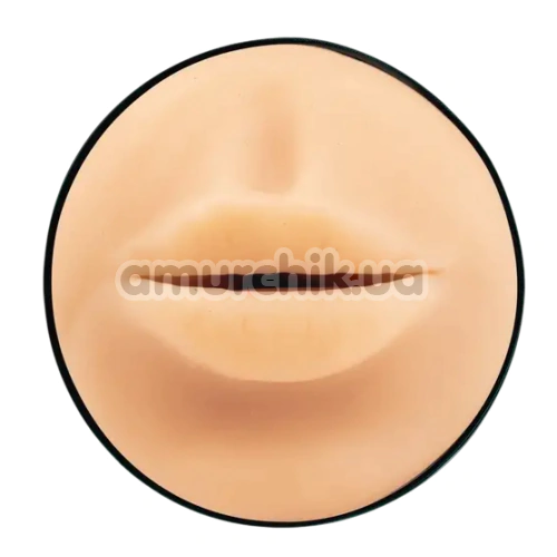 Набір Kiiroo Feel Mouth Interactive Suction Device + Stroker PBC: мастурбатор + інтерактивна насадка, тілесний