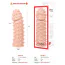 Насадка на пенис Kokos Extreme Sleeve ES.03 S 009, телесная - Фото №3