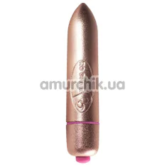 Клиторальный вибратор Rocks Оff RO-80mm 7-speed Precious Golden Passion, золотой - Фото №1
