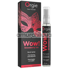 Спрей для орального секса Orgie Wow Bucal Spray Strawberry Ice - клубника, 10 мл - Фото №1