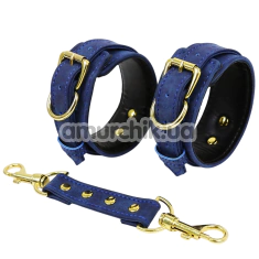 Фиксаторы для рук Slave Erotic Restraints, синие - Фото №1