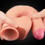 Фаллоимитатор Dual-Layered Silicone Nature Cock LV411011, телесный - Фото №3