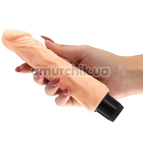 Вибратор Crushious Schlong, телесный