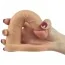 Анальна насадка Lovetoy The Ultra Soft Double 6.25, тілесна - Фото №4