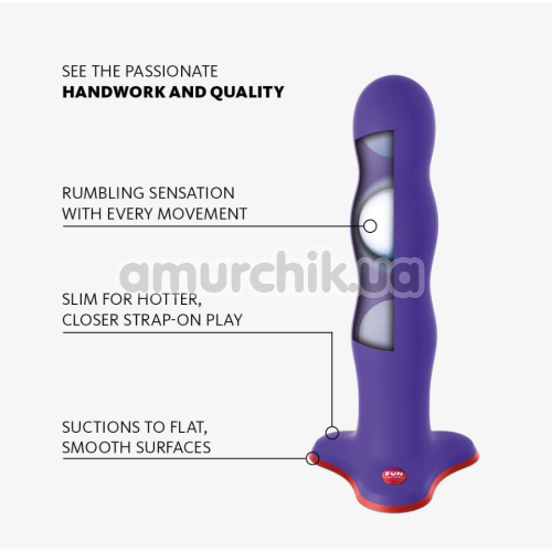 Фаллоимитатор Fun Factory Bouncer Dildo, фиолетовый