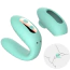 Вибратор с пульсацией Odeco Every Night Toys Licking Vibrator 2212, бирюзовый - Фото №4
