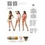 Боді Passion Free Your Senses BS083, біле - Фото №4