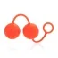 Вагинальные шарики Posh Silicone O Balls, оранжевые - Фото №1
