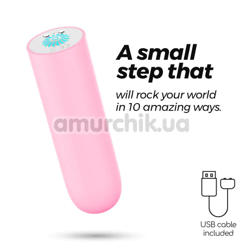 Клиторальный вибратор Crushious Quackers, розовый