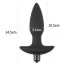 Анальная пробка с вибрацией Lovetoy Silicone Fantasy Anal Plug, черная - Фото №5