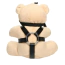 Брелок Master Series Bound Teddy Bear With Flogger Keychain - медвежонок, желтый - Фото №2