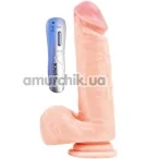 Вібратор Real Stick Vibro №101, тілесний - Фото №1
