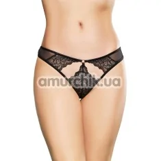 Трусики-стринги G-String 2497, черные - Фото №1
