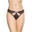 Трусики-стринги G-String 2497, черные - Фото №1