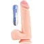 Вібратор Real Stick Vibro №101, тілесний - Фото №1