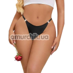 Трусики-стрінги Star Night Rhinestone Panties, чорні - Фото №1