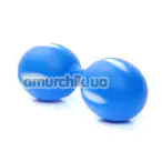 Вагинальные шарики Boss Series Smartballs, синие - Фото №1
