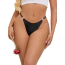 Трусики-стринги Star Night Rhinestone Panties, черные - Фото №1