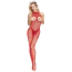 Комбінезон Star Night Neck Open Bra Bodystocking, червоний - Фото №2