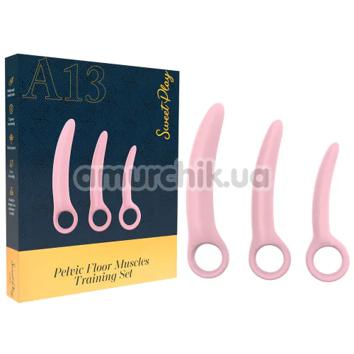 Вагинальные расширители Sweet Play Pelvic Floor Muscles Training Set A13, розовые