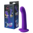 Вібратор для точки G Virgite Fantasy Dildos Vibrating Silicone Dildo Cute, фіолетовий - Фото №4