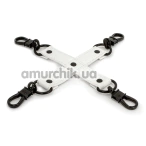 Ремешки для фиксаторов Glo Bondage Hogtie, белые - Фото №1