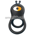 Віброкільце для члена Vibrating Rechargeable Cock Ring, чорне - Фото №1