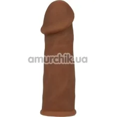 Насадка-удлинитель члена Futurotic Penis Extender, коричневая - Фото №1